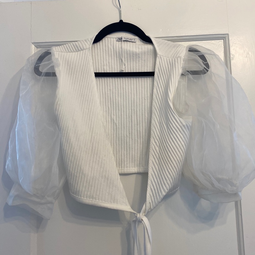 Brand New White Zara Top